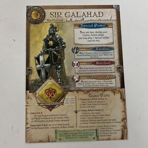 Shadows Over Camelot Board Game - Replacement Sir Galahad Coats Of Arms Card