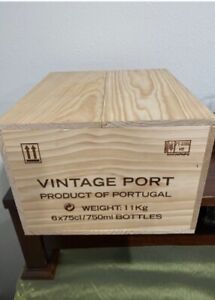 Graham’s Vintage Port 2017 Wine Box Case Wooden Crate