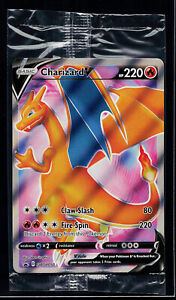 Pokemon Card - SEALED Charizard V SWSH050 Promo Full Art Black Star Promo