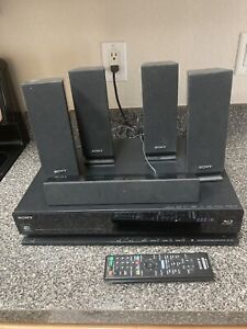 Sony 3D Blu-Ray DVD Home Theater System BDV-E370 w/ Remote & 5 speakers TESTED