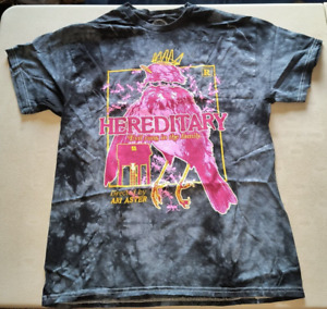 HEREDITARY Large T-Shirt Black tie-dye OOP Horror Studiohouse Design A24 Aster