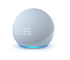 Amazon Echo Dot (5th Gen) with clock ~ smart speaker with Alexa ~ Cloud Blue NIB