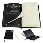 Japanese Anime Notebook + Feather Pen Writing Journal Death Note Costume Cosplay