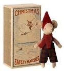 New Maileg Christmas Mouse Boy in a Box Big Brother & Bedding Discontinued NIB