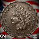 1867 Indian Head Cent Penny Y3306