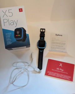 Xplora X5 Play KIDS Smart Watch Cell PHONE Call Voice Text GPS BLUE 45mm w/ Box