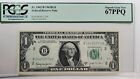 1963b $1 New York BARR Federal Reserve Note FRN • Fr. 1902-B • PCGS 67 EPQ
