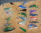 Lot 19 Used Large Fishing Fly Lures - Pike, Muskie, Trout - Flies 1.5