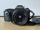 Used Canon T50 35mm camera with 50mm f1.8 lens #9066