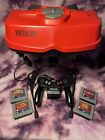RARE Nintendo Virtual Boy Console Bundle 4 Games, Controller, Stand Tested Works