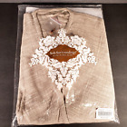 Soft Surroundings Poncho Desert Breeze Top Gauze Taupe Cotton One Size NEW