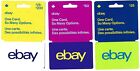 gift cards EBAY auction collectible *no value balance *