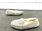 UGG Womens Ansley 3312 Moccasins Slippers Loafers Shoes Gray Size 7 Fast Ship