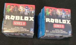 Roblox Series 9 Cube Box Lot of 2 Blind with Exclusive Virtual Item Codes New
