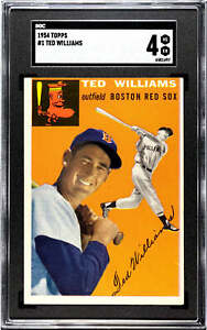 1954 Topps #1 Ted Williams SGC 4