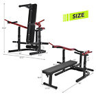 Max 2000 LB Weight Bench Press Machine 11 Adjustable Positions Flat Incline USA