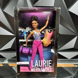 Barbie Signature Laurie Hernandez Doll Olympics USA Gymnastics Made to Move NEW