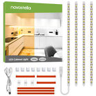 Novostella 6.5ft LED Under Cabinet Lighting Warm & Cool White Shelf Light Strip