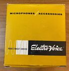 Vintage 1950 Electro-Voice 805 Contact Microphone HI-Z in Box