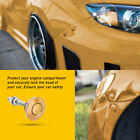 2 Push Button Quick Release Hood Bonnet Pins Lock Clip Car Bumper Latch Kit Gold (For: 2022 Ford Escape)