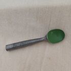 Nevco Ice Cream Scoop With Ribbed Handle Green Scoop Japan Vintage