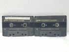 Lot of 2 TDK SA-X 100 Type II Audio Cassette Tapes Pre-recorded Sold As Blank