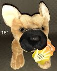 Folkmanis French Bulldog Hand Puppet Stuffed Plush Animal Toy Play Doll 15