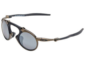 Oakley Madman Polarized Sunglasses OO6019-02 X Metal Pewter/Black Iridium