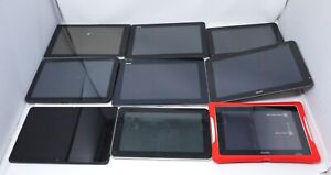 Lot of 10 Cosmetically Good Large Tablets for Parts / Repair Bundle