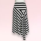 vintage 90s y2k black white asymmetrical emo goth fairy grunge boho midi skirt S