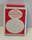 Vintage Blank RCA 8TR-64 8 Track Cartridge Tape - 64 Minutes - NEW - SEALED