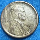 1921 S Lincoln Wheat Cent Penny Woody Wood Grain Alloy Error