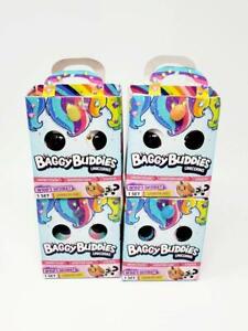 Baggy Buddies Unicorns Sneaky Plush - Lot of 4 Sealed Blind Boxes