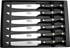 New Hen & Rooster Steak Knife Set Black Wood HRI-009