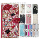 For T-Mobile Revvl 7 Pro Phone Case Bling Leather stand Wallet Cover + 2 Straps