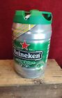 Heineken 5L Mini Keg Steel Beer Can Empty DRAUGHT Keg Man Cave BEERTENDER
