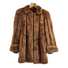 Vintage Ladies Fur Coat Size Medium Single Button Mart Fur Store Vancouver