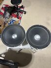 VINTAGE PAIR OF ALTEC 421A  BASS MUSICAL INSTRUMENT AMPLIFIER SPEAKERS 15