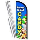 Freeze Dried Candy Premium Windless Feather Flag Bundle (Complete Kit) OR Option