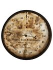 Vintage Brass Thermometer Darling’s Animal Base Fertilizer Round 1930s USA