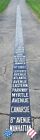 NYC SUBWAY ROLL SIGN NYCTA TIMES SQUARE CITY HALL 34th St CANAL St CONEY ISLAND