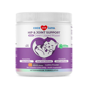 Glucosamine for Cats - Hip and Joint for Cats with Green Lipped Musse,