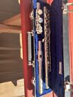 Vintage W.T. Armstrong Elkhart Flute Model 104 26 42771 Open Hole Hard Case 1976