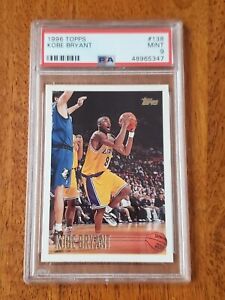 New Listing1996 TOPPS KOBE BRYANT (ROOKIE) #138 LOS ANGELES LAKERS PSA 9 MINT