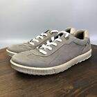 ECCO Sneakers Mens Size EU 45 US 11 Gray Leather Casual Shoes