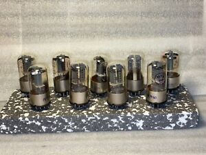 6N8S / 6H8C / 1578 DOUBLE TRIODE MELZ Holed Plates Metal Base I-55