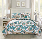 New Listing3Pc Oversize Quilted Coverlet Bedding Bedspread Set New King California Queen