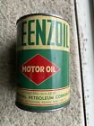 Greenzoil Quart Oil Motor Can Petroleum Company Petrol Vintage Antique Rare