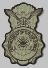 US AIR FORCE SECURITY POLICE / SECURITY FORCES BADGE PATCH (AFI)
