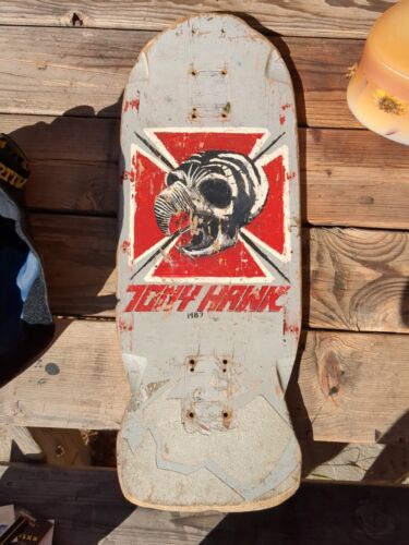 New ListingTony Hawk Skateboard Deck Vintage Powell Peralta OG  Not A Reissue 87